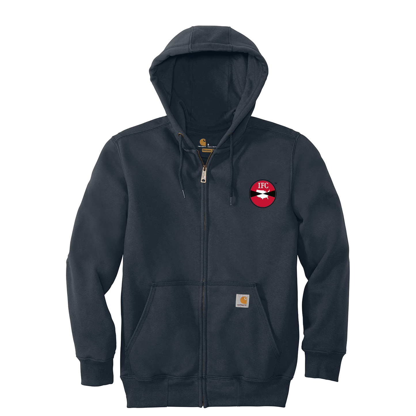 Carhartt® Rain Defender® Paxton Heavyweight Hooded Zip-Front Sweatshirt