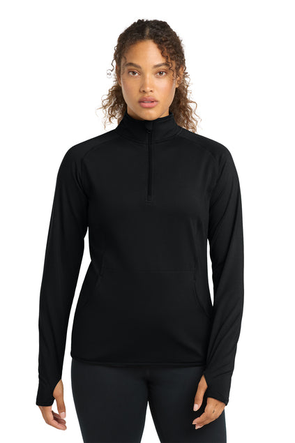 Sport-Tek® Women's Sport-Wick® Stretch 1/4-Zip Pullover
