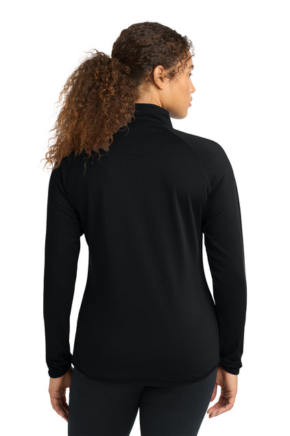 Sport-Tek® Women's Sport-Wick® Stretch 1/4-Zip Pullover