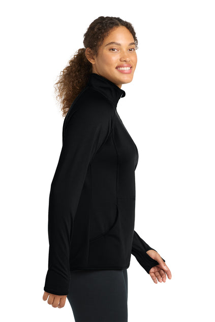 Sport-Tek® Women's Sport-Wick® Stretch 1/4-Zip Pullover