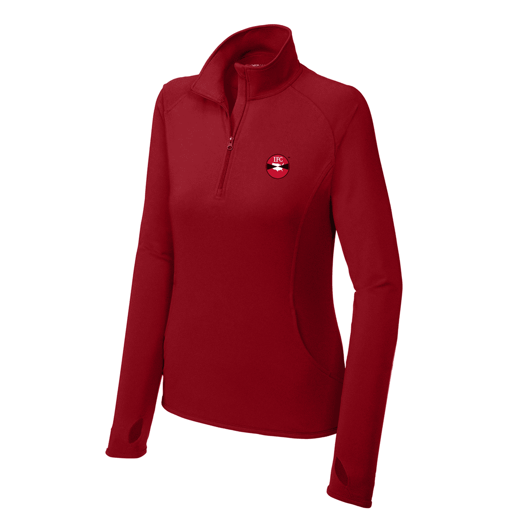 Sport-Tek® Women's Sport-Wick® Stretch 1/4-Zip Pullover