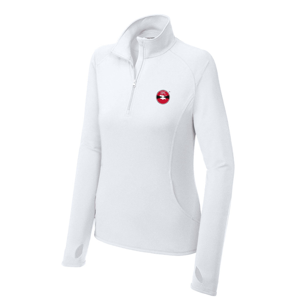 Sport-Tek® Women's Sport-Wick® Stretch 1/4-Zip Pullover