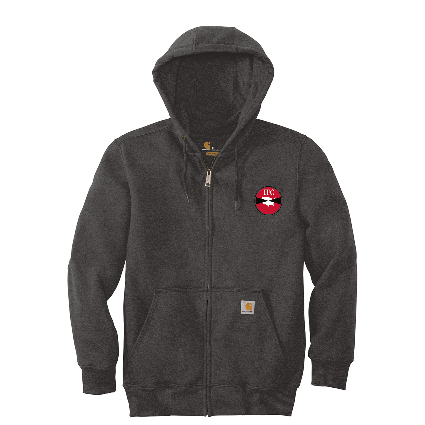 Carhartt® Rain Defender® Paxton Heavyweight Hooded Zip-Front Sweatshirt
